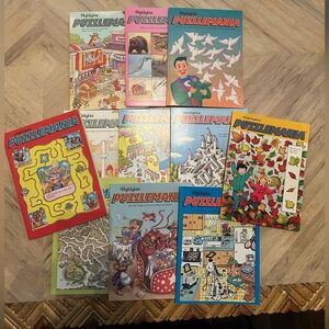 Lot of 11 vintage Highlights Puzzlemania Books